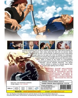 ENG DUB * BAKI - DOU: THE INVINCIBLE SAMURAI VOL.1-25 END
